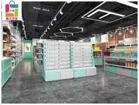青海名创货架设计空间场景、精品货架整店体验布局